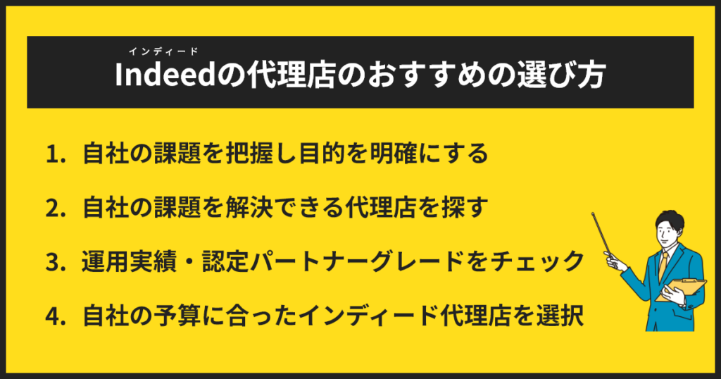 インディード代理店のおすすめの選び方